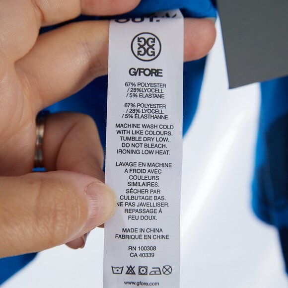 G Fore Luxe Quarter Zip Mid Layer in Racer Men's Large NWT - Picture 9 of 11